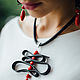 Jewelry set leather AI. Necklace, bracelet, earrings. Jewelry Sets. okuznecova. Online shopping on My Livemaster.  Фото №2