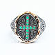 Silver ring with cross. Ring. Persian (persianjewelry) (persianjewelry). Online shopping on My Livemaster.  Фото №2