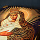 Ostrobramskaya el icono de la madre de dios. Icons. ikon-art. Ярмарка Мастеров.  Фото №4