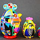 Interior Matryoshka Easter chicken Russian Avant-garde Kandinsky. Figurines. color of magic. Online shopping on My Livemaster.  Фото №2