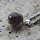 "Галактики-близнецы" лэмпворк кулон lampwork. Подвеска. SilverAnna lampwork. Интернет-магазин Ярмарка Мастеров.  Фото №2