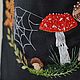 Заказать Шоппер с грибами и папоротником. Алый❤лён. Ярмарка Мастеров. . Сумка-шоппер Фото №3