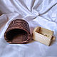 Шкатулка Комодик Bandsaw box для украшений деревянная цвет шоколад. Шкатулки. Rustic Texture. Ярмарка Мастеров.  Фото №6