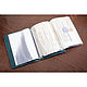 Mini document organizer A5 Izumrud Python. Folder. murzikcool. My Livemaster. Фото №5