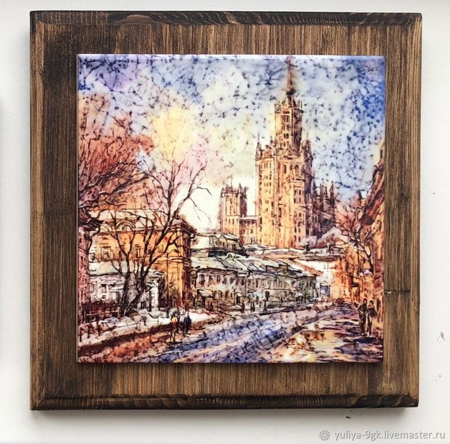 Жикле на керамике. "Котельническая набережная" Москва в интернет ...