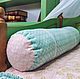 Декоративная подушка-валик. Подушки для детей. Ma&Ma. Интернет-магазин Ярмарка Мастеров.  Фото №2