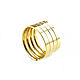 Order Ring without stones wide 'Spiral' gold ring 4 turns. Irina Moro. Livemaster. . Phalanx ring Фото №3