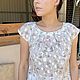 Order Summer blouse ' Delicate color». Living ECO clothing. Livemaster. . Blouses Фото №3