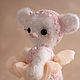 Fair masters-more Teddy Svetlana Shelkovnikova. Mouse Teddy Angelina. Mouse Teddy handmade. teddys made by svetlana shelkovnikova. 
