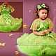Baby dress 'emerald Queen' Art.-281. Childrens Dress. ModSister. My Livemaster. Фото №5