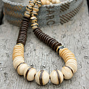 Работы для детей, handmade. Livemaster - original item beads: Ceramic beads 
