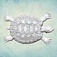 Mold 'Turtle' (3 sizes), Elements for decoupage and painting, Serpukhov,  Фото №1