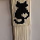  "Черная кошка, белый кот". Панно макраме. Macrame Lair. Ярмарка Мастеров.  Фото №4