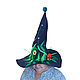 Order Forest witch hat made of fabric on a frame. Dolls Elena Mukhina. Livemaster. . Props for animators Фото №3