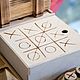 Order Tic Tac Toe Wooden Game Set Board Game. Souvenirs | Wooden present. Livemaster. . Play sets Фото №3