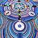 Blue Blue painting Cosmos. Abstraction of rhinestones crystals. Pictures. House of the Sun (irina-bast). My Livemaster. Фото №6