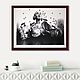 Black and white painting 'sugar loaf'.lithography, 36h36, Pictures, St. Petersburg,  Фото №1