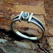 Украшения handmade. Livemaster - original item Silver ring with cymophane.. Handmade.