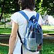 Carman Chick Denim Backpack. Backpacks. bRucksack. Online shopping on My Livemaster.  Фото №2