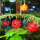 Bell - Christmas ball Cherry. Christmas decorations. Elena Zaychenko - Lenzay Ceramics. My Livemaster. Фото №6