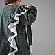 Фланелевое платье,  тёплое платье, праздничное женское платье. Платья. Huggeline. Ярмарка Мастеров.  Фото №6