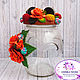 Jar decorated with polymer clay. Jars. Handmade decorations. Online shopping on My Livemaster.  Фото №2