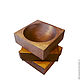 Set of wooden cedar candy plates (3 pcs). TN20. Plates. ART OF SIBERIA. My Livemaster. Фото №6