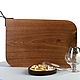 Cutting Board made from solid Oak and leather. Utensils. stolizmassiwa. My Livemaster. Фото №5