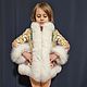 Order Jacket made of a scarf 'Frost and sun' for a girl. National Brand. Livemaster. . Childrens outerwears Фото №3