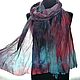 Women's scarf cotton with silk multicolored spring autumn, Scarves, Tver,  Фото №1