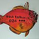 Рыба № 024 Sea talker. Элементы интерьера. Hakaro. Ярмарка Мастеров.  Фото №5