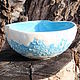 Order Ceramic bowl 'Turquoise ice'. author's ceramics. Livemaster. . Bowls Фото №3