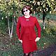  красное платье с жакетом, Костюмы, Мичуринск,  Фото №1
