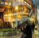 Фотокартина Осенний дождь в Москве, Старый Арбат, Фотокартины, Москва,  Фото №1
