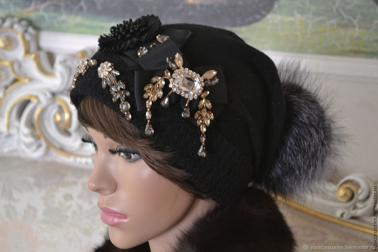 ШАПКА-КОРОНА в стиле DG – заказать на Ярмарке Мастеров – A84IVRU ...