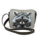 Women's satchel bag 'Raccoon', Classic Bag, St. Petersburg,  Фото №1