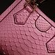 Сумка женская из кожи питона IMP0781P. Классическая сумка. CrocShop товары из экзотической кожи. Ярмарка Мастеров.  Фото №5