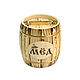 Wooden barrel for honey 3 kg. A barrel of lime. Art.7037, Jars, Tomsk,  Фото №1