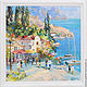 Балаклава.60х60  Живопись. Картины. СОЛНЕЧНАЯ ПАЛИТРА (sunny-palette). Интернет-магазин Ярмарка Мастеров.  Фото №2