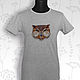 T-Shirt Owl. T-shirts. decades. Online shopping on My Livemaster.  Фото №2