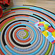 Carpet "Spiral". Floor mats. Unikale. My Livemaster. Фото №4