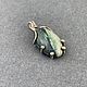 Кулон с редким мау-сит-сит 38 ct с уникальным рисунком. Кулон. AMG. Ярмарка Мастеров.  Фото №6