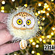 Brooch-pin: Owls, Brooches, Moscow,  Фото №1