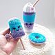 Order Dollhouse food: Knitted sweets. KnitOK. Livemaster. . Doll food Фото №3