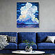 Oil painting seascape. Blue picture. Pictures. larisa-chigirina (larisa-chigirina). Online shopping on My Livemaster.  Фото №2