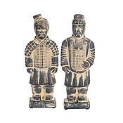 Для дома и интерьера handmade. Livemaster - original item Set of 2 Chinese soldiers of the Terracotta army made of concrete. Handmade.