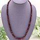 Natural Garnet Almandine Necklace / Beads, Necklace, Moscow,  Фото №1