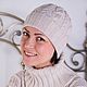 Hat knitted women 'Gerda', Caps, St. Petersburg,  Фото №1