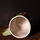 mug with leaf. Mugs and cups. masterskaya Ivana Bezborodova. Ярмарка Мастеров.  Фото №5