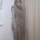 Жилет вязаный песочный с косой. Жилеты. NeoVintage Творческая мастерская (neovintagedress). Ярмарка Мастеров.  Фото №7
